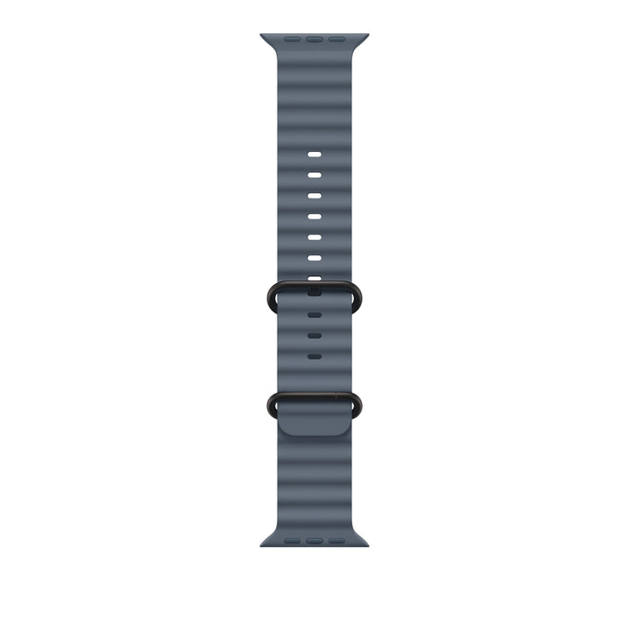 49mm Anchor Blue Ocean Band - Black Titanium Finish