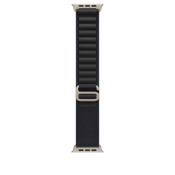49mm Black Alpine Loop - Small - Natural Titanium Finish
