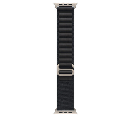49mm Black Alpine Loop - Small - Natural Titanium Finish