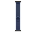 49mm Blue/Bright Blue Trail Loop - M/L - Black Titanium Finish