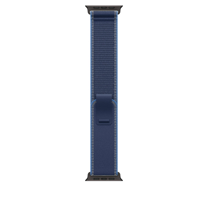 49mm Blue/Bright Blue Trail Loop - M/L - Black Titanium Finish