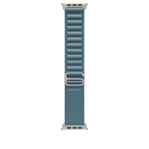 49mm Light Blue Alpine Loop - Large - Natural Titanium Finish