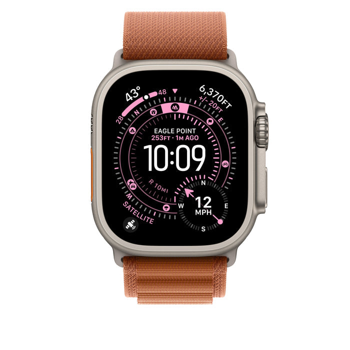 49mm Terracotta Alpine Loop - Large - Natural Titanium Finish