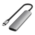 อะแดปเตอร์มัลติพอร์ต 6 in 1 USB-C สี Space Grey ดีไซน์ลํ้าสมัย แบรนด์ SATECHI
