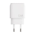 หัวชาร์จ USB 2.4A 12W ขนาดกะทัดรัด ใช้ชิปอัจฉริยะ ชาร์จเร็ว ปลอดภัย พกพาสะดวก ใช้ได้ทุกที่ ทั้งบ้านและที่ทำงาน