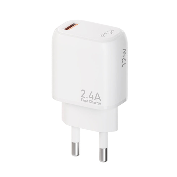 หัวชาร์จ USB 2.4A 12W  พกพาสะดวก ใช้ได้ทุกที่ ทั้งบ้านและที่ทำงาน