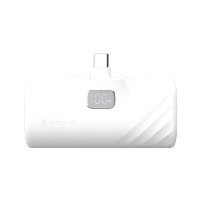 แบตเตอรี่สำรองพกพา ADAM elements Gravity F5C (5000 mAh) สี White