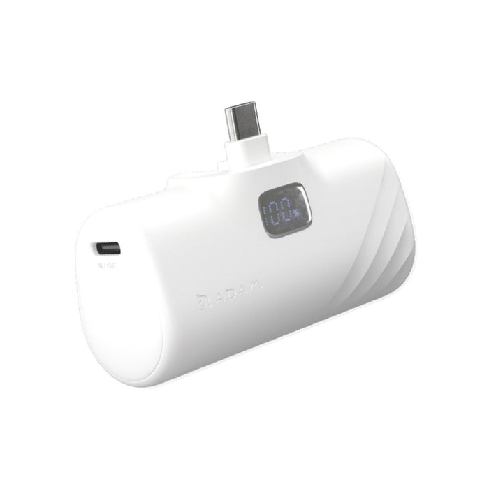 แบตเตอรี่สำรองพกพา ADAM elements Gravity F5C (5000 mAh) สี White