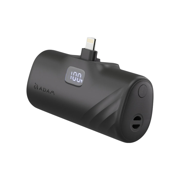 แบตเตอรี่สำรองพกพา ADAM elements Gravity F5L (5000 mAh) สี Black