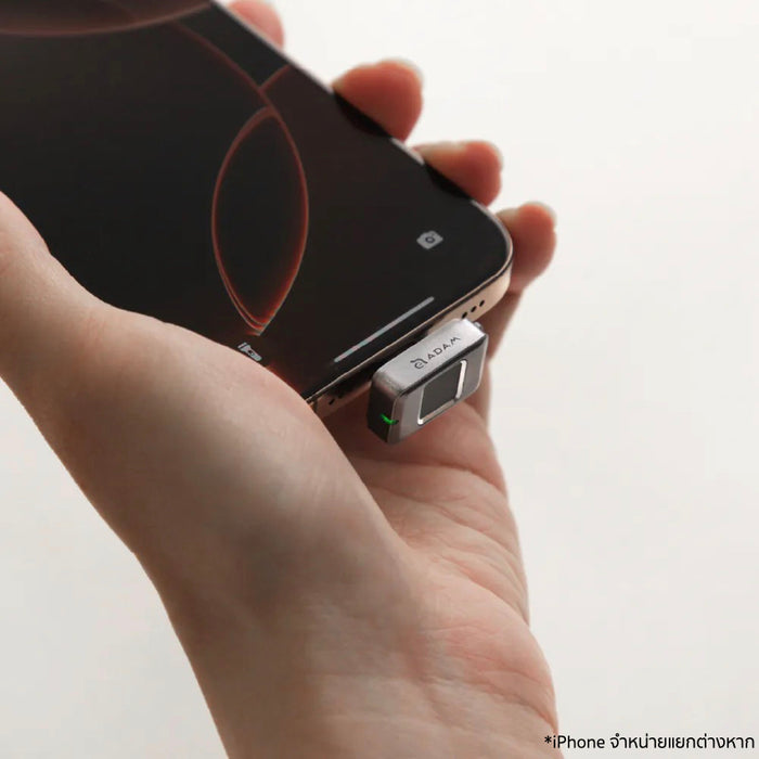 แฟลชไดรฟ์ ADAM elements iKlips S USB-C ความจุ 256GB พร้อมที่สแกนนิ้ว