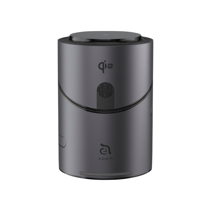 แท่นชาร์จไร้สาย ADAM elements Mag Tube Qi2 สี Gray