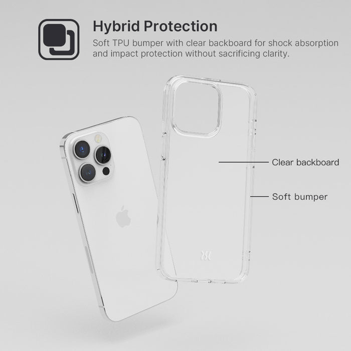 เคสกันกระแทก Air Jacket Hybrid for iPhone 15 Pro Max สี Clear
