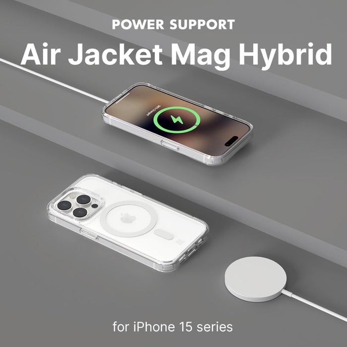 เคสกันกระแทก Air Jacket Mag Hybrid for iPhone 15 สี Clear