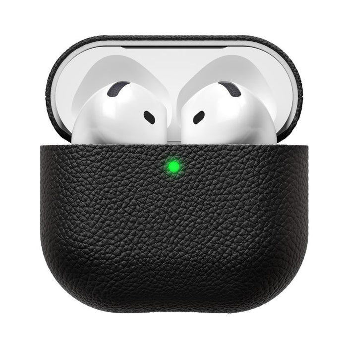 AirPods 4 เคสหนัง Keybudz Artisan Leather สี Black