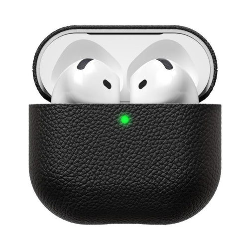 AirPods 4 เคสหนัง Keybudz Artisan Leather สี Black