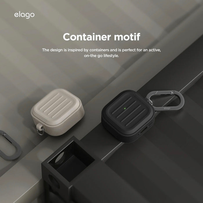 เคสกันกระแทก AirPods รุ่นที่ 4 Elago Armor Hang สี  Stone