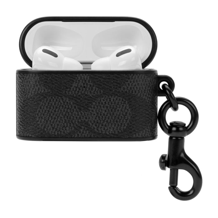 เคสกันกระแทก AirPods Pro 1/2 Coach Slim Wrap สี Signature Charcoal