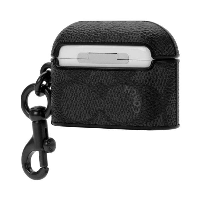 เคสกันกระแทก AirPods Pro 1/2 Coach Slim Wrap สี Signature Charcoal