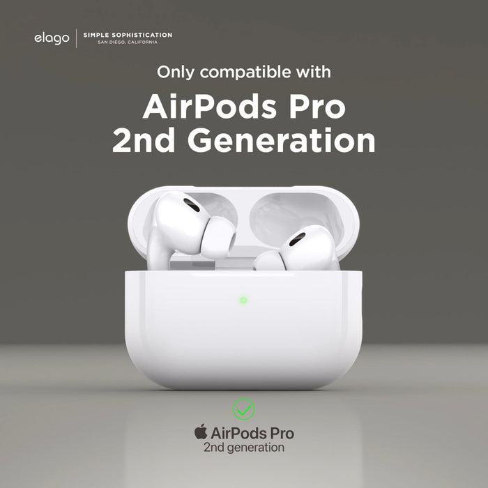 เคส AirPods Pro (รุ่นที่ 2) Elago Armor พร้อมสายคล้องข้อมือ สี Stone