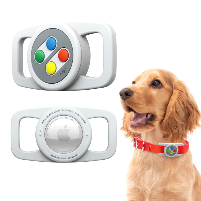 เคส Airtag Elago W5 Pet Collar สี Light Grey