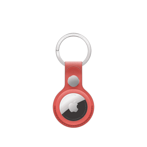 AirTag FineWoven Key Ring - Coral