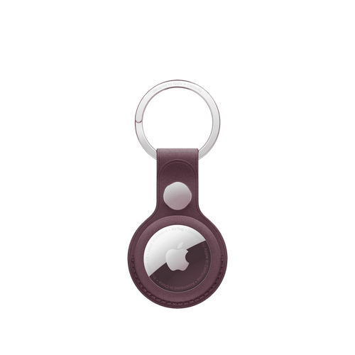 AirTag FineWoven Key Ring - Mulberry