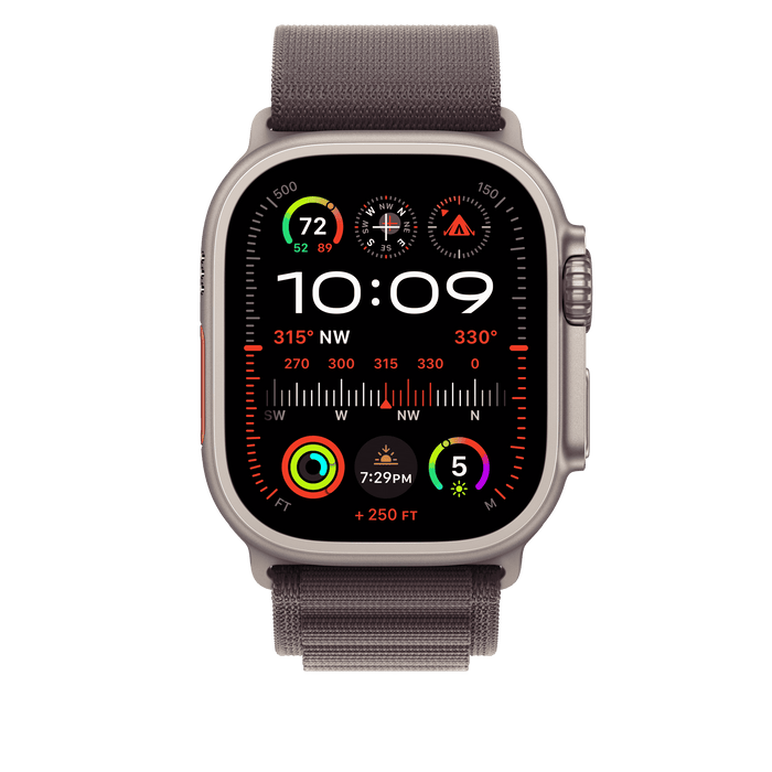 สายแบบ Alpine Loop Indigo ขนาด L สำหรับ Apple Watch 49 มม.