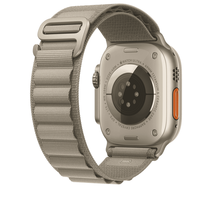 สายแบบ Alpine Loop Olive ขนาด M สำหรับ Apple Watch 49 มม.