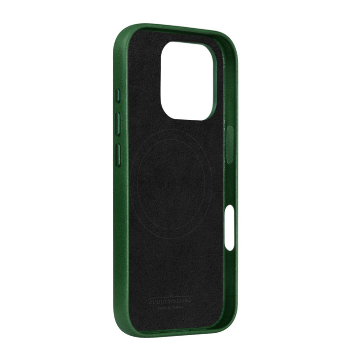 เคสกันกระแทก Alto Clop Leather Magnetic สำหรับ iPhone 16 Pro สี Forest