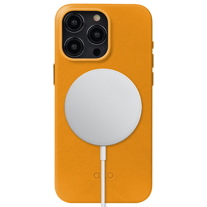 เคสหนัง Alto Clop Mag สำหรับ iPhone 15 Pro สี Caramel