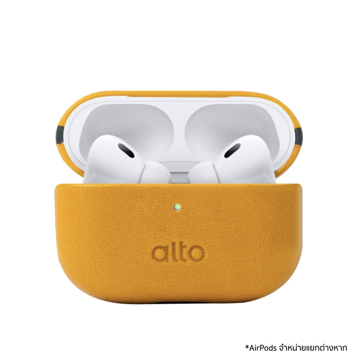 เคสกันกระแทก Alto Leather สำหรับ AirPods Pro รุ่นที่ 2 สี Caramel