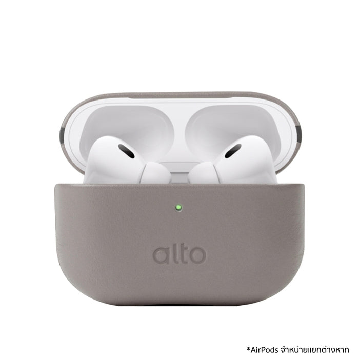 เคสกันกระแทก Alto Leather สำหรับ AirPods Pro รุ่นที่ 2 สี Cement