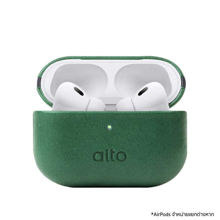 เคสกันกระแทก Alto Leather สำหรับ AirPods Pro รุ่นที่ 2 สี Forest