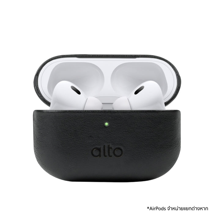 เคสกันกระแทก Alto Leather สำหรับ AirPods Pro รุ่นที่ 2 สี Raven