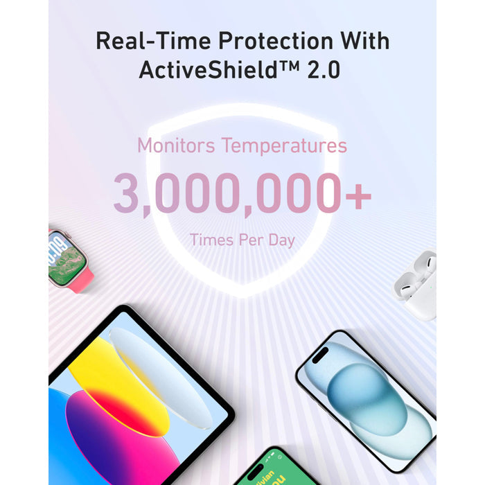 แบตเตอรี่สำรองพกพา Anker Zolo Power Bank สี White (สาย USB-C)