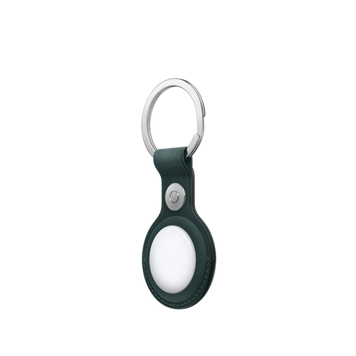 Apple AirTag FineWoven Key Ring - Dark Green