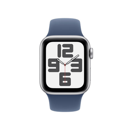 Apple AW 40mm Silver Aluminium Case SE G2 GPS - Denim Sport Band M/L