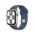 Apple AW 40mm Silver Aluminium Case SE G2 GPS - Denim Sport Band S/M
