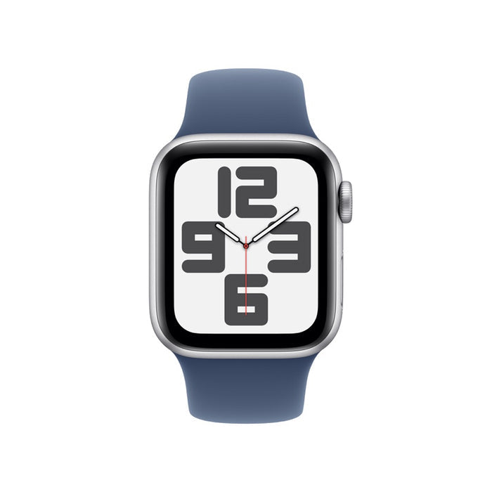 Apple AW 40mm Silver Aluminium Case SE G2 GPS - Denim Sport Band S/M