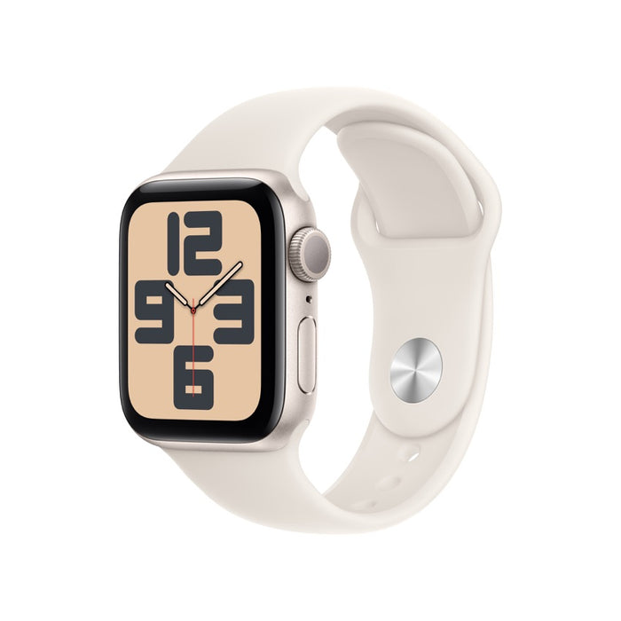 Apple AW 40mm Starlight Aluminium Case SE G2 GPS - Starlight Sport Band M/L