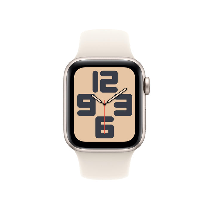 Apple AW 40mm Starlight Aluminium Case SE G2 GPS + Cellular - Starlight Sport Band S/M