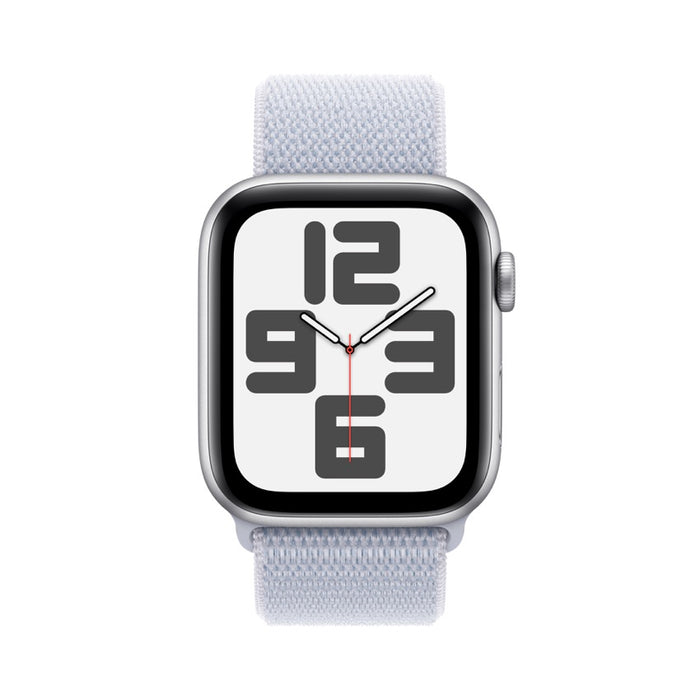 Apple AW 44mm Silver Aluminium Case SE G2 GPS - Blue Cloud Sport Loop