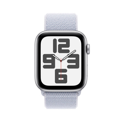 Apple AW 44mm Silver Aluminium Case SE G2 GPS - Blue Cloud Sport Loop
