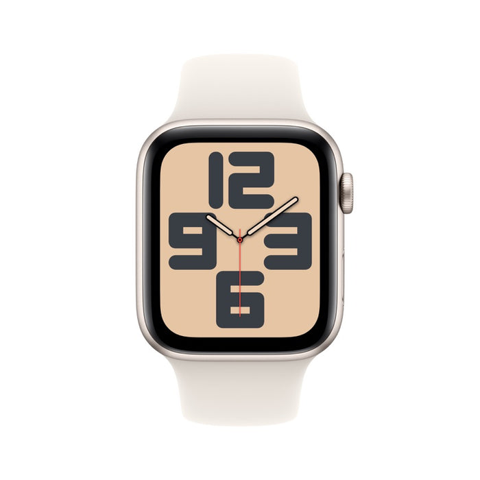Apple AW 44mm Starlight Aluminium Case SE G2 GPS - Starlight Sport Band S/M
