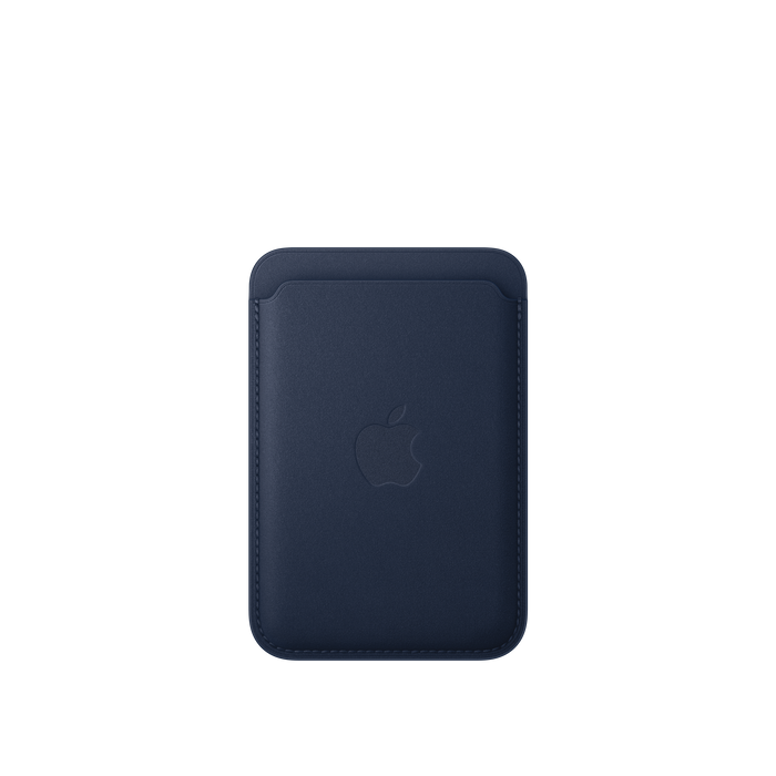 Apple FineWoven Wallet  MagSafe  iPhone 16 - Deep Blue