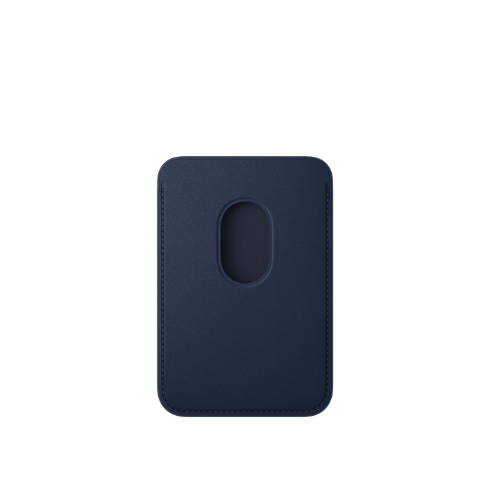 Apple FineWoven Wallet  MagSafe  iPhone 16 - Deep Blue