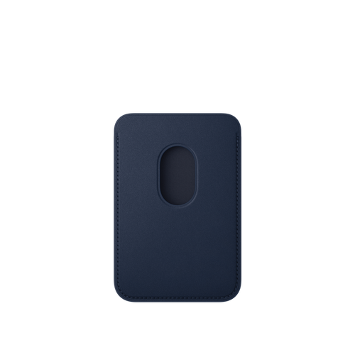 Apple FineWoven Wallet  MagSafe  iPhone 16 - Deep Blue