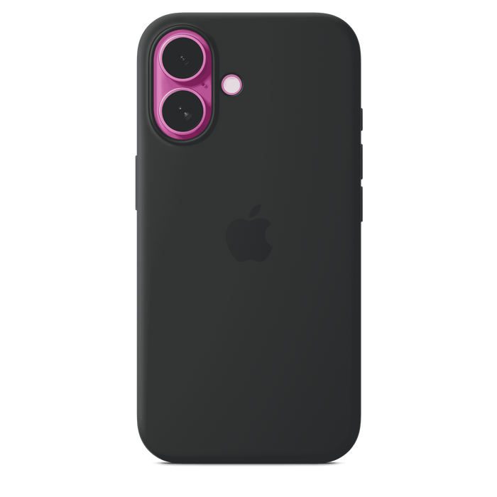 Apple Silicone Case MagSafe iPhone 16 - Black