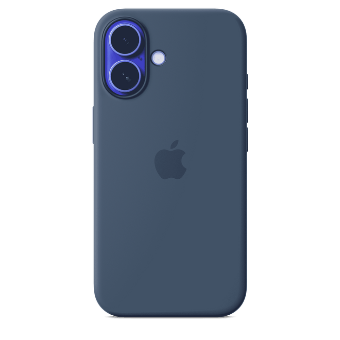 Apple Silicone Case MagSafe iPhone 16 - Denim