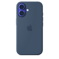 Apple Silicone Case MagSafe iPhone 16 - Denim